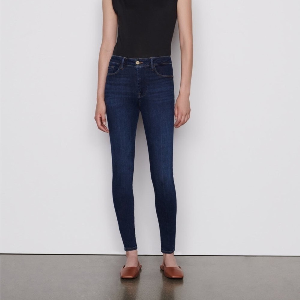 Frame le one skinny Kodak dark wash size 2